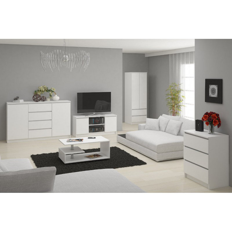 Eldena Unfinished Entertainment Centre for TVs up to 55", White