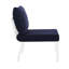 Ensemble modulaire d'extérieur en aluminium 4 pièces avec fauteuil et table Riverside-1554976148