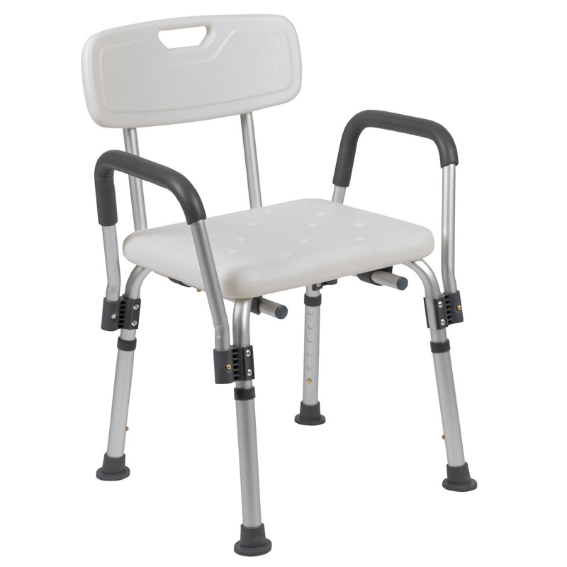 Joey 300 Lb. Capacity Adjustable Bath & Shower Chair with Depth Adjustable Back