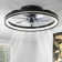 20" Flush Mount Ceiling Fan with Light and Remote & App Control