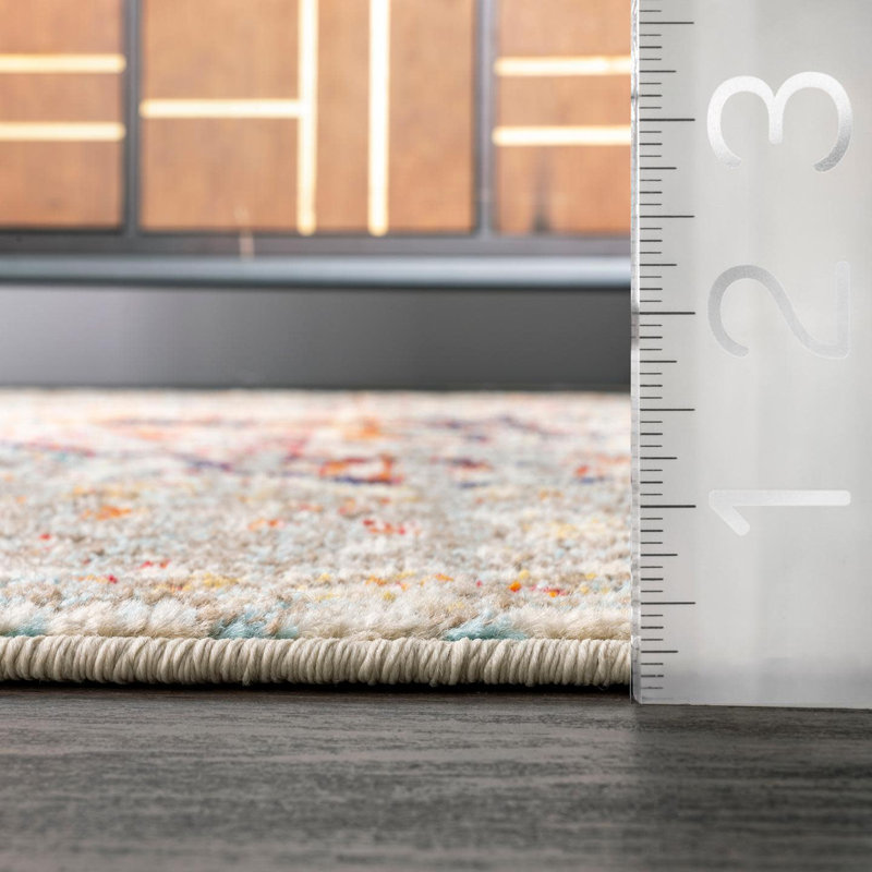 Otta Machine Woven Grey Indoor Rug, Rectangle 91 x 152cm