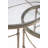 Post Up Glass Top Nesting Coffee Table