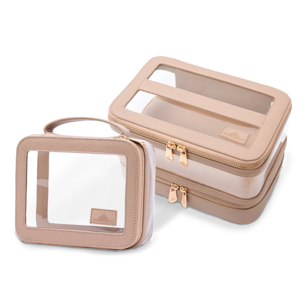 Pink Small Makeup Bag Travel Cosmetic Bag, 25 X 20 X 5cm