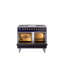 Cuisinière à double combustible de 40 po avec 6 brûleurs scellés et plaque chauffante ILVE Nostalgie II Series (porte pleine)-708322089-708322064