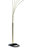 84-inch tall metal floor lamp with polished brass finish, featuring 5 adjustable arched lamp arms-935053904