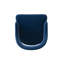 Fauteuil Carrington en velours bleu nuit