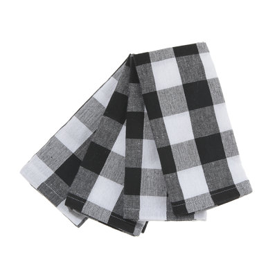 100% Cotton Abstract Round Napkin