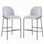 Tabouret de bar rembourré en métal-1885491215