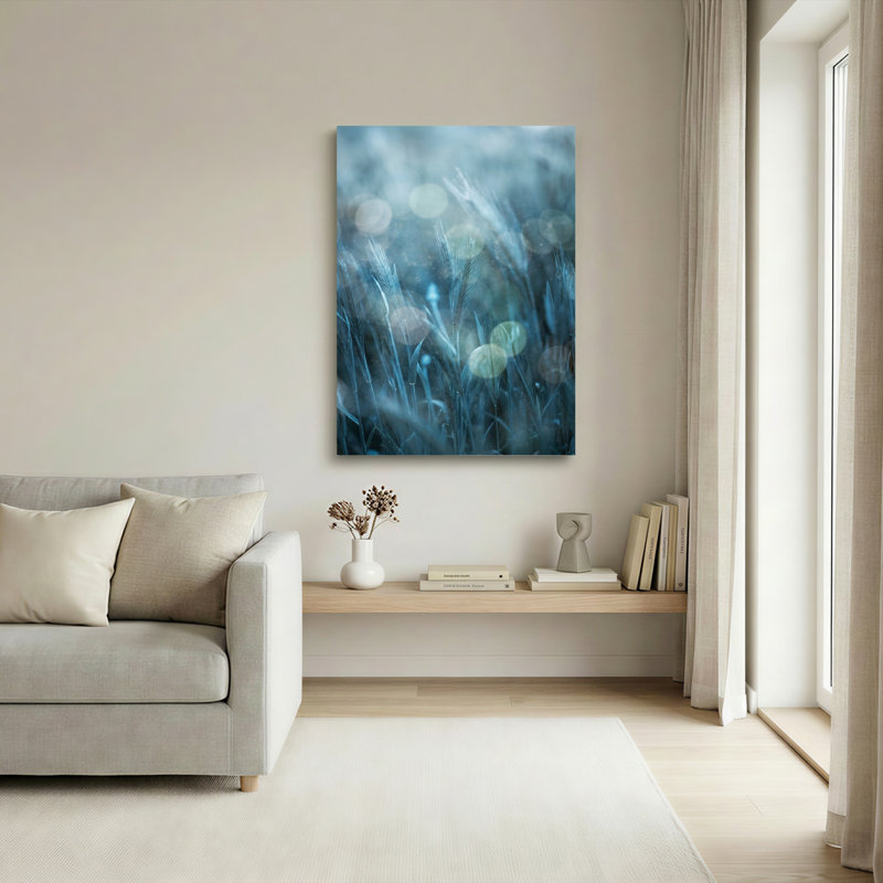 «Blue Grass», reproduction d'art sur toile, ensemble de 1, Toile tendue, H 24 po x l 18 po