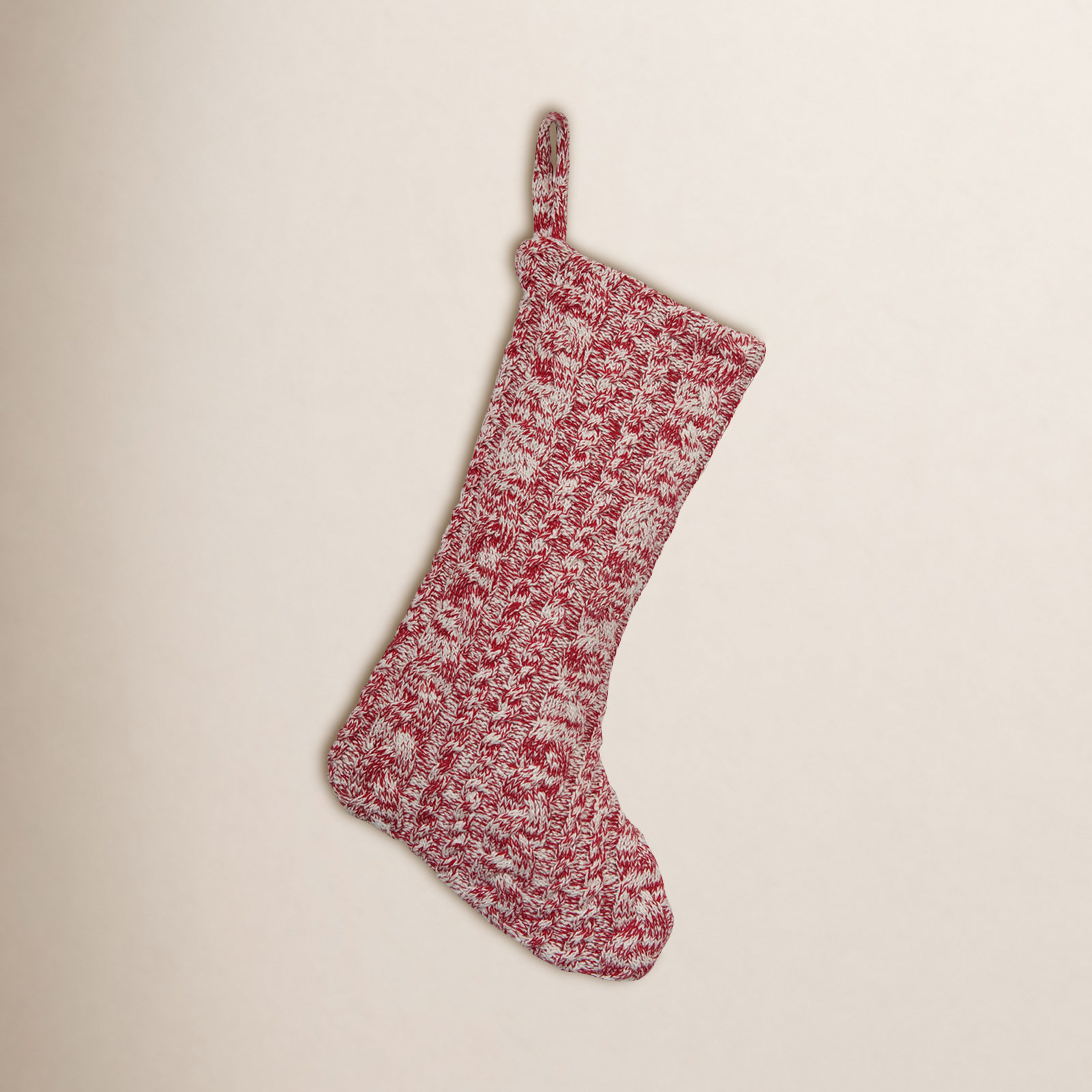 Mélange Knit Stocking