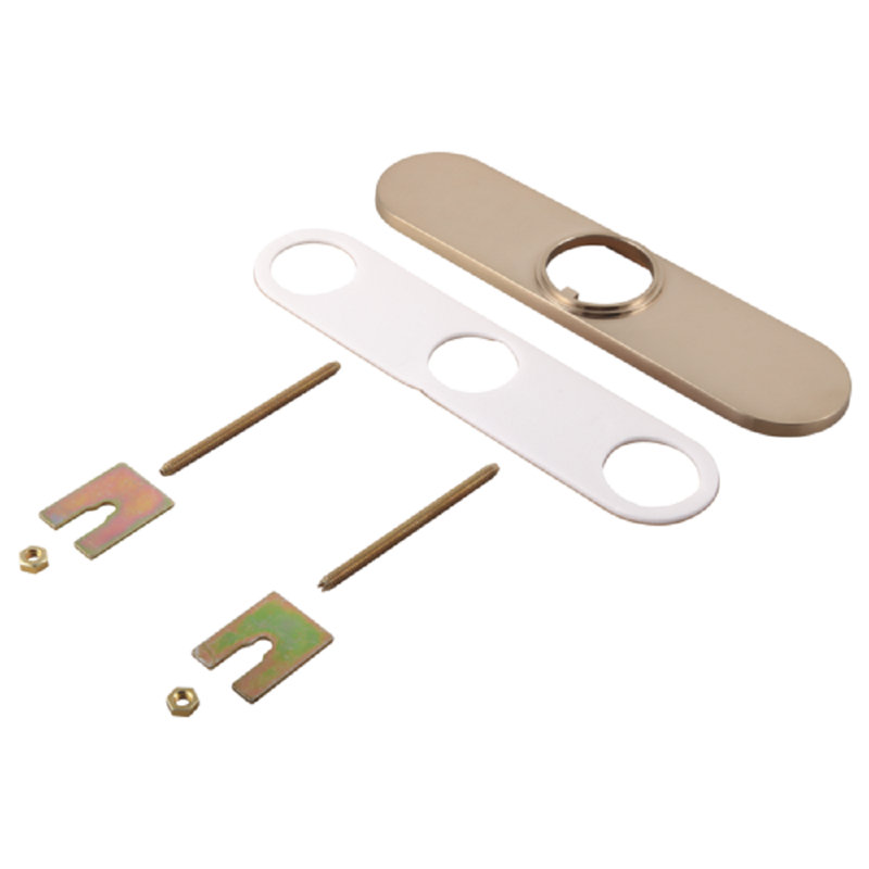 Trinsic 8" Kitchen Escutcheon Plate, Champagne Bronze