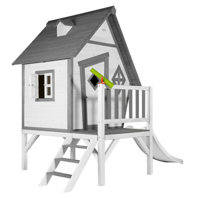 AXI 261cm W x 167cm D Outdoor Hemlock Wood,HDPE High Density Polyethylene Luxury Playhouse