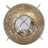 Clear and Gold Glass Round Hurricane Orb Candle Holders-1784475988