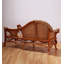 Salon et méridienne de balcon en rotin massif de style Asie du Sud-Est-588468846