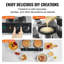 Gaufrier commercial anti-adhésif 2460W