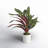 18.9'' Faux Calathea Plant in Ceramic Pot