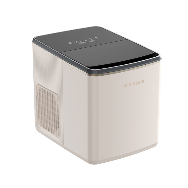 Machine à glaçons de comptoir Frigidaire 26 lb avec écran tactile, Crème