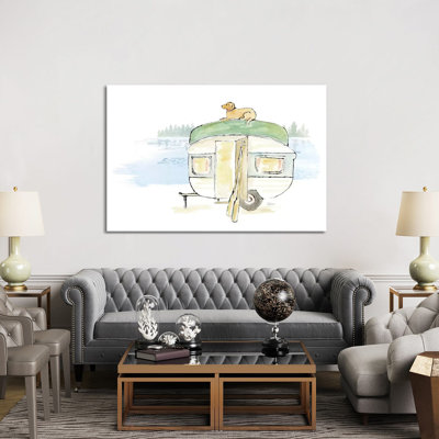 Lakeside Days II by Sue Schlabach - Wrapped Canvas Painting