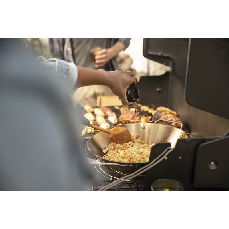 Weber Genesis Prem 335 Gas Grill, 3 Burner, Stainless Steel