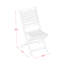 Ensemble de table de jardin 9 pièces pour patio comprenant une table de salle à manger ovale en bois d'acacia et 8 chaises d'appoint pliantes, 36 po x 78 po, huile naturelle-768965616