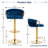 Christal Swivel Upholstered Adjustable Height Counter Stool-103009174