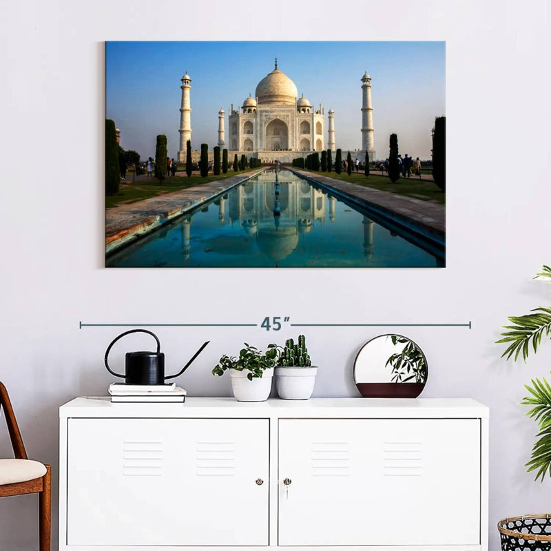 Adella Taj Mahal Pool Reflection, 26" H x 39" W