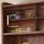 Buffet en noyer massif et bois manufacturé-1974823063
