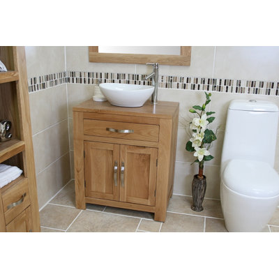 Desirae 700mm Single Bathroom Vanity with Vessel Ceramic Basin