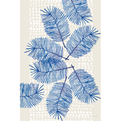 «Modern Leaves I» par Mercedes Lopez Charro - Peinture
