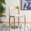 Chaise d'appoint Aruna en beige / crème