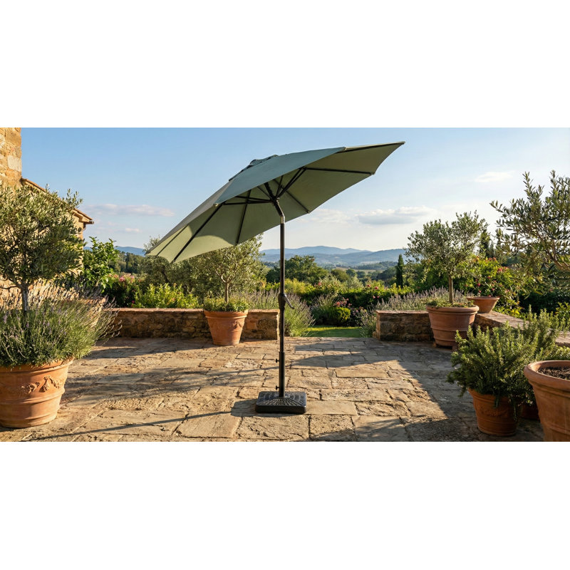 Parasol coucher de soleil 8 pi, menthe, Vert