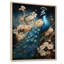 Ysaline Peacock Encaustic Portrait I - paon, art mural sur toile-189450686-103475140