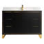 Meuble-lavabo simple autoportant 48 po avec plateau en pierre Gerwyn-462137368-462137373