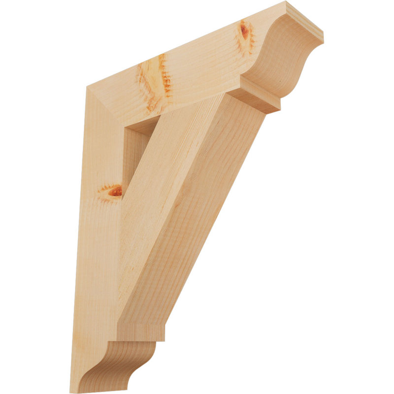 Support traditionnel, Douglas (lisse), H 20 po x l 4 po x P 16 po