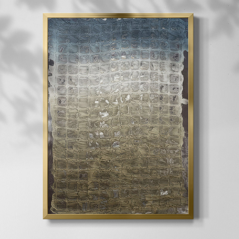 Reduction I, reproduction encadrée, Oui, Papier avec cadre doré, H 20 po x l 16 po