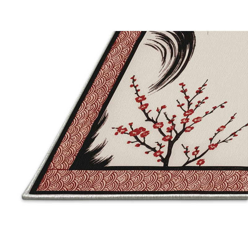 Petal Voyage Rug, Rectangle 5' x 8'