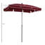 Parasol de jardin Arlmont & Co. 7X4ft