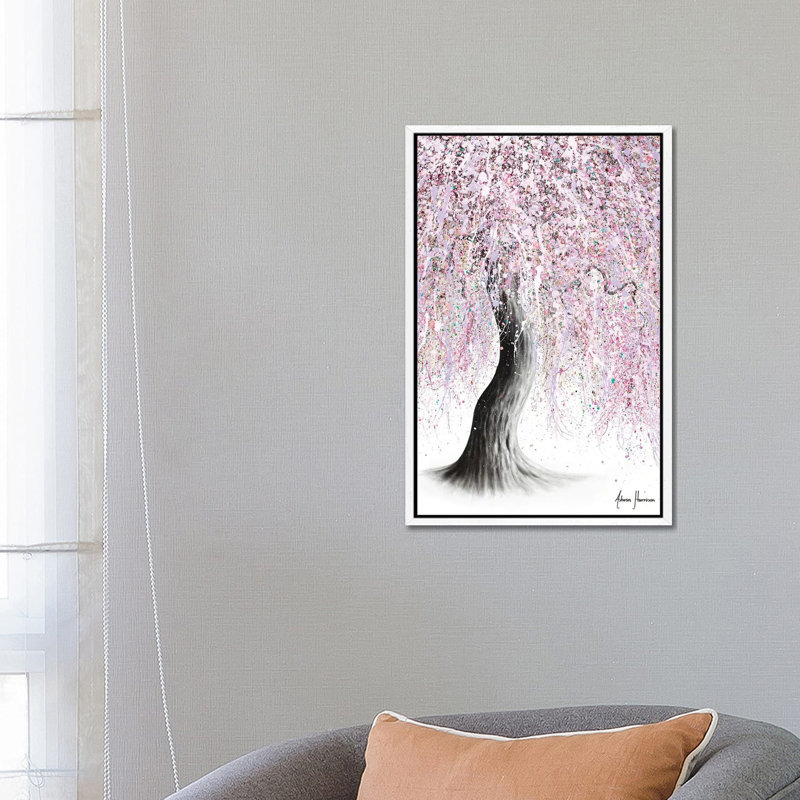 June Jive Tree by Ashvin Harrison - Print on Canvas, White Framed, 66.04 cm H x 45.72 cm W