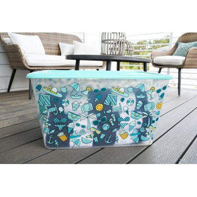 Rosecliff Heights Plastic Storage Tub & Tote