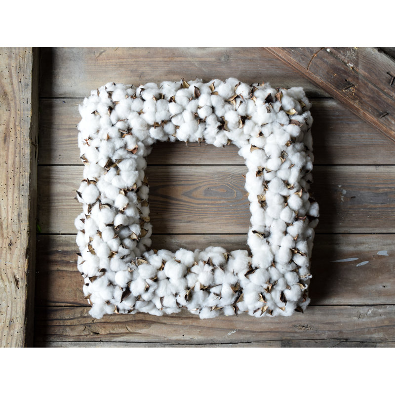 Couronne en faux coton 19 po square