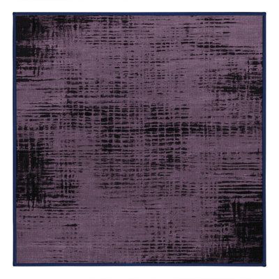 Tapis mauve lavable à la machine