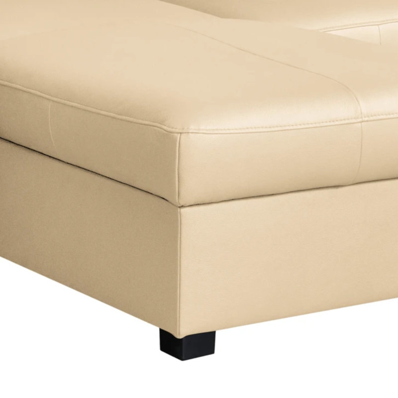 Fridulf 3 Seater Sofa Bed, Beige, Left Hand Facing
