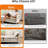 108" Modular Sectional Sofa, 6 Seat Chenille Deep Seat Sofa with 5 Pillows, Cloud Sectional for Living Room with USB & Type C Ports, Shaped Cloud Couch for Home Office(Beige)-304679603