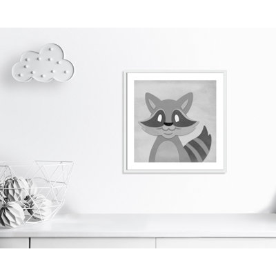 Impression sur papier Cheery Racoon