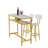 Dining Table Set With 2 Stools