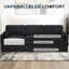 3 Seater Chenille Sofa-453581656