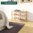3 Tier Stackable Free Standing Shoe Rack-2033336113