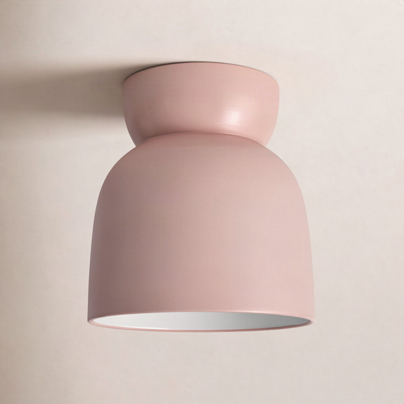 Logan Radiance - Hourglass Flush-Mount, Rose Pink, LED (Integrated)