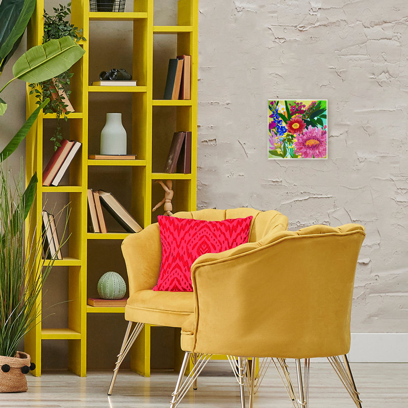 Plaque murale «Front Yard Florals», conception par Lee Ann Zirbes