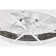 Kauman 27 Inch Towtone Rattan Ceiling Fan 6 Light With Remote